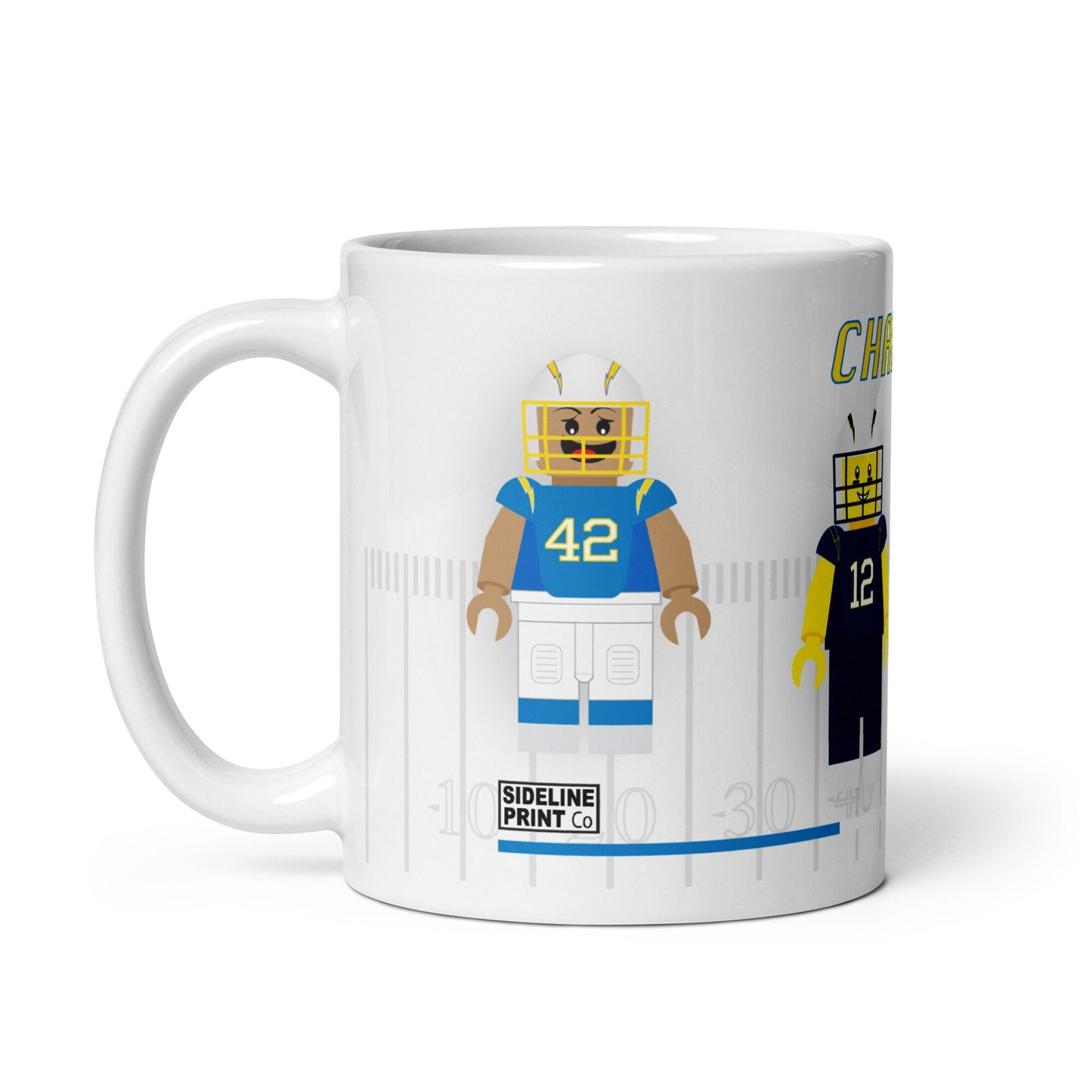 L.A Chargers Block Men Team Mug