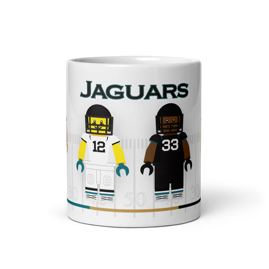 Jacksonville Jaguars Block Men Team Mug