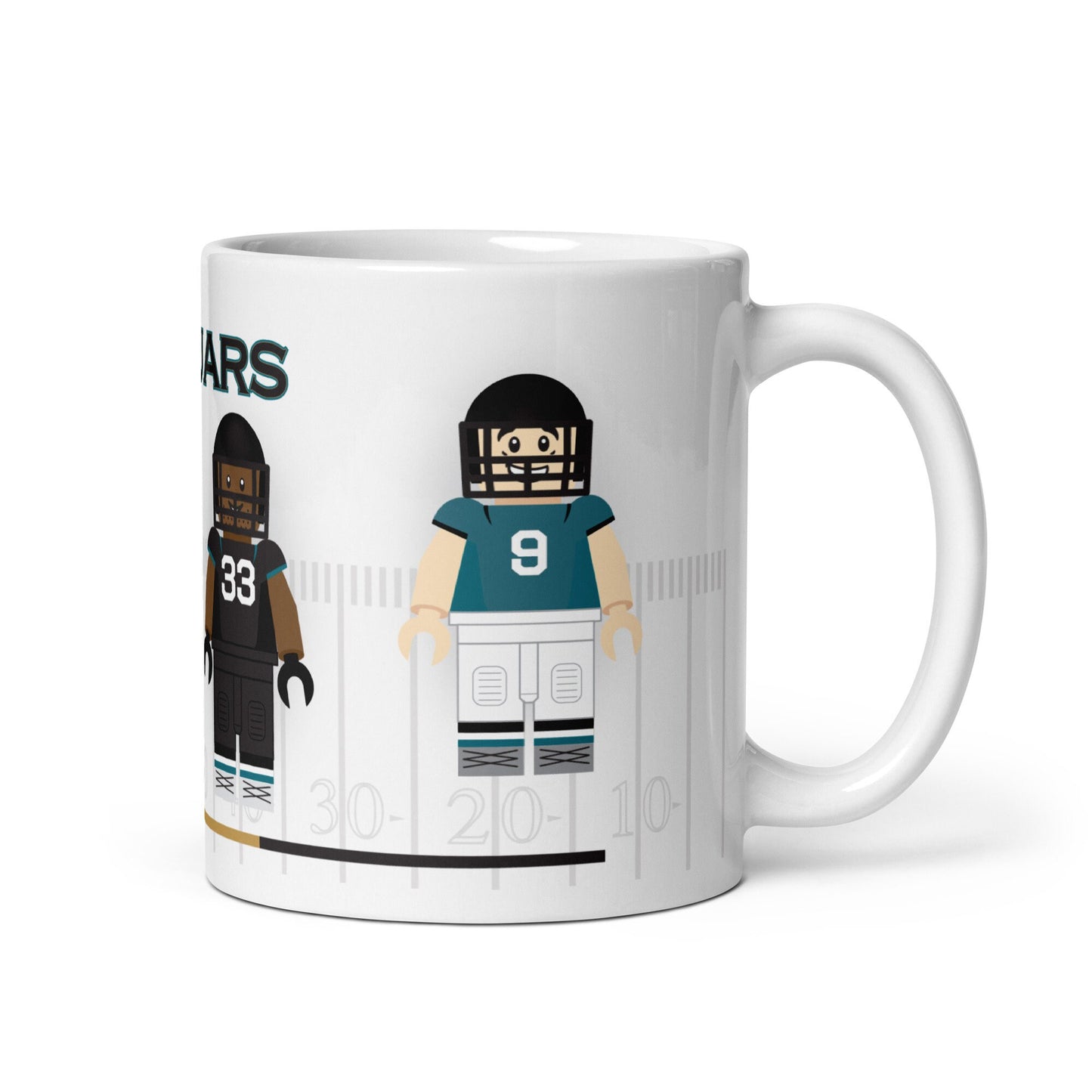 Jacksonville Jaguars Block Men Team Mug