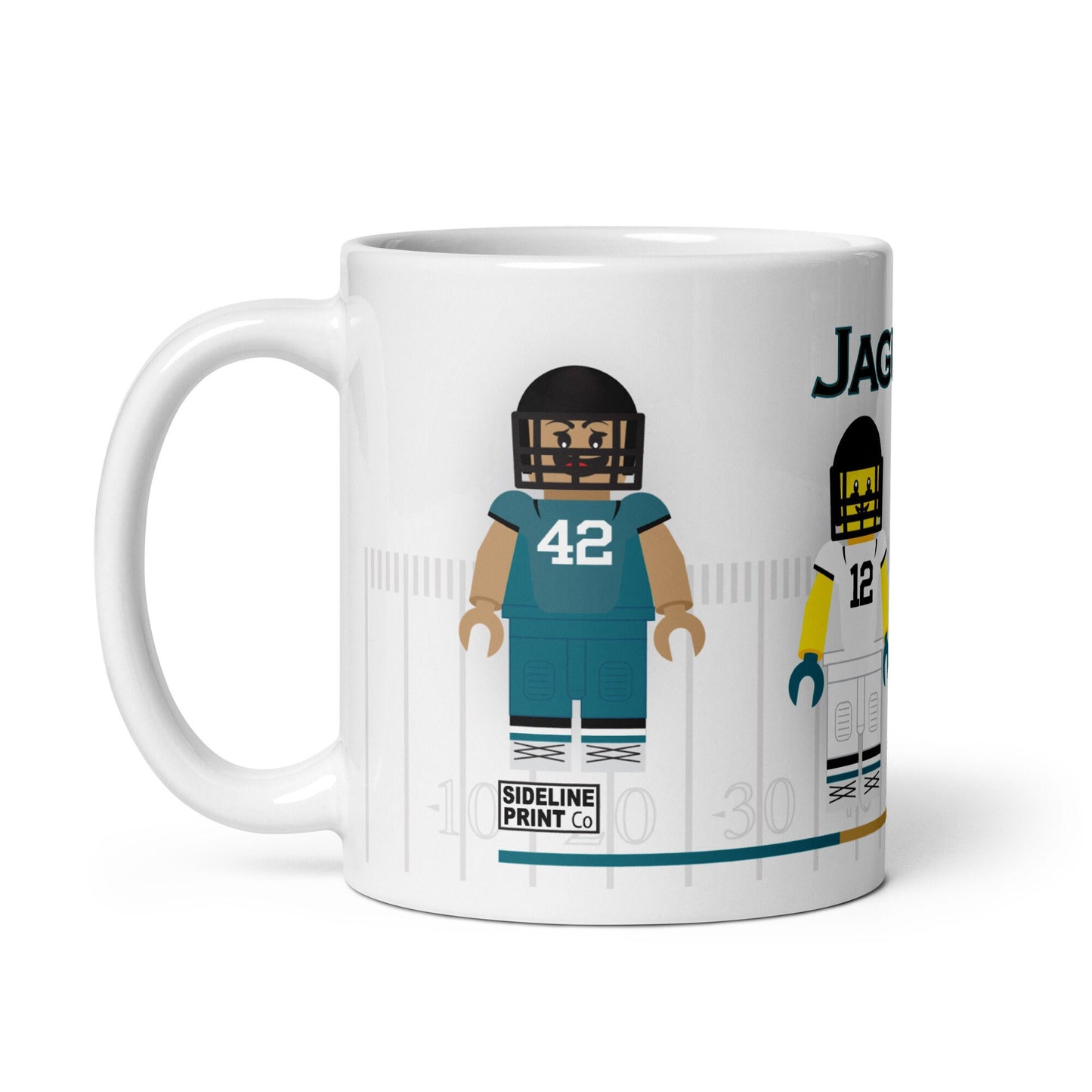 Jacksonville Jaguars Block Men Team Mug