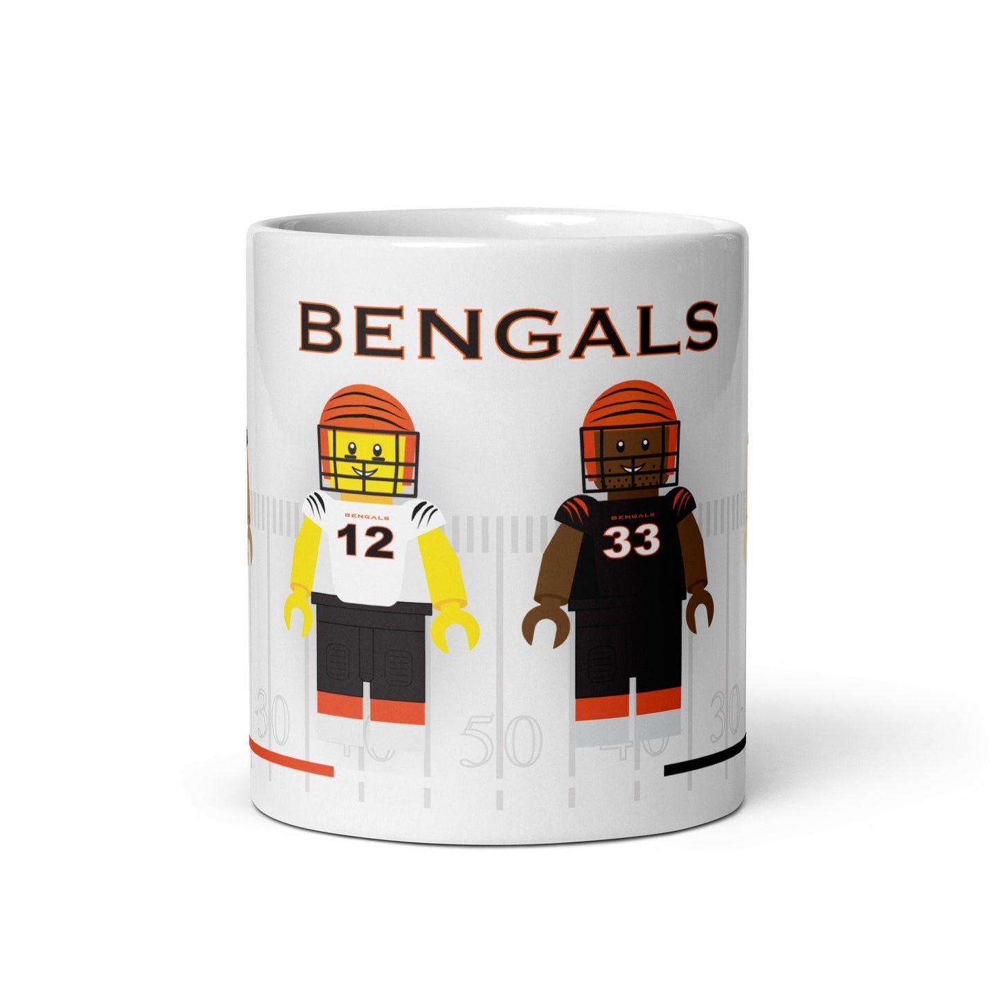 Cincinnati Bengals Block Men Team Mug