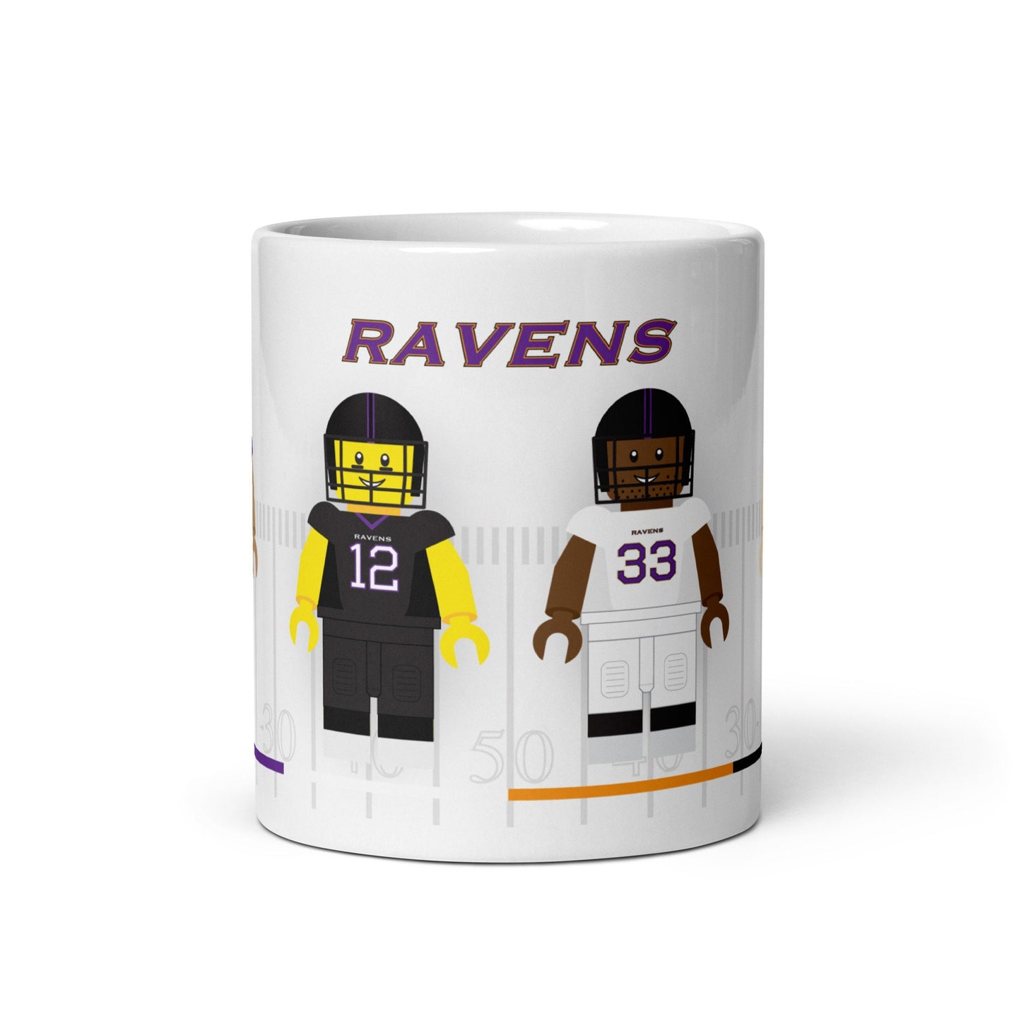 Baltimore Ravens Block Men Team Mug