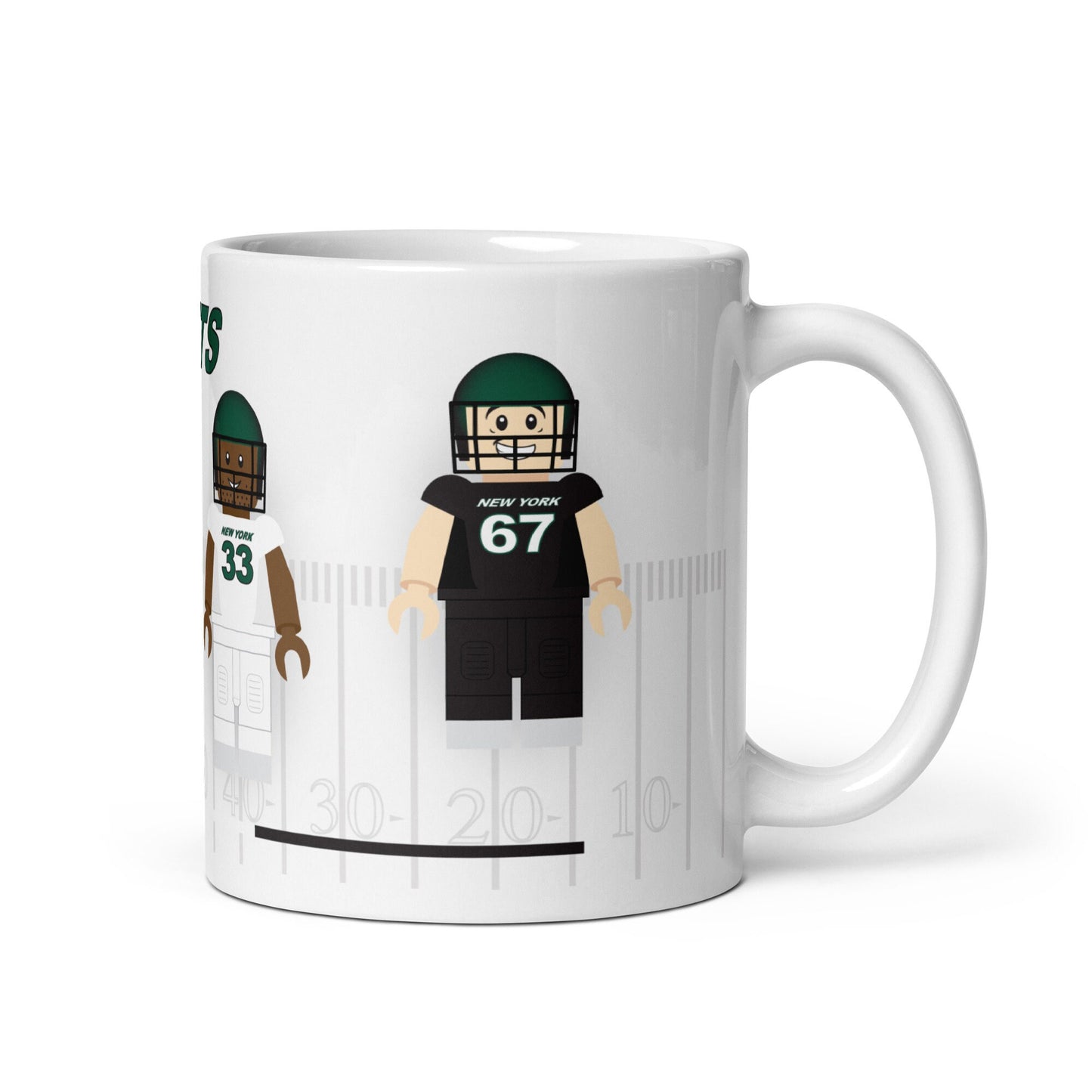 New York Jets Block Men Team Mug