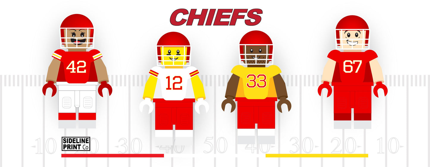 Kansas City Chiefs Block Men Team Mug