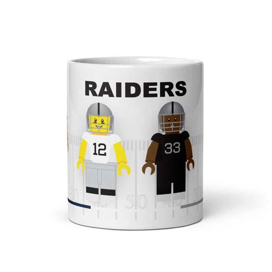 Las Vegas Raiders Block Men Team Mug