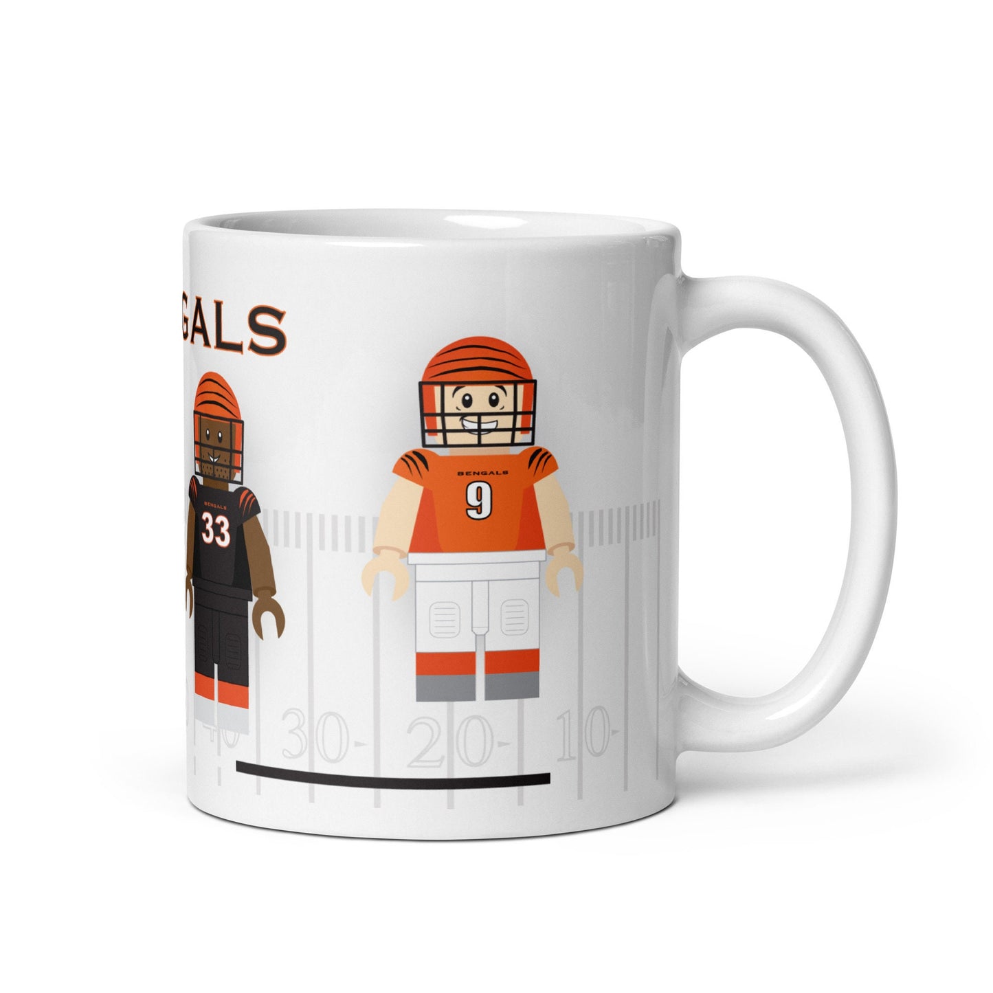 Cincinnati Bengals Block Men Team Mug