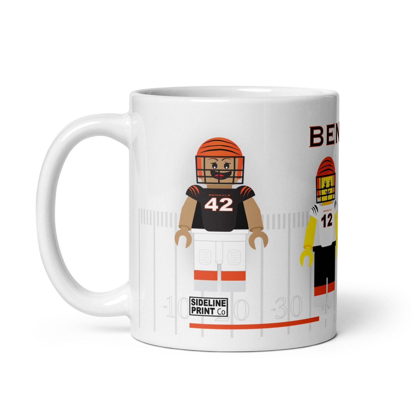 Cincinnati Bengals Block Men Team Mug