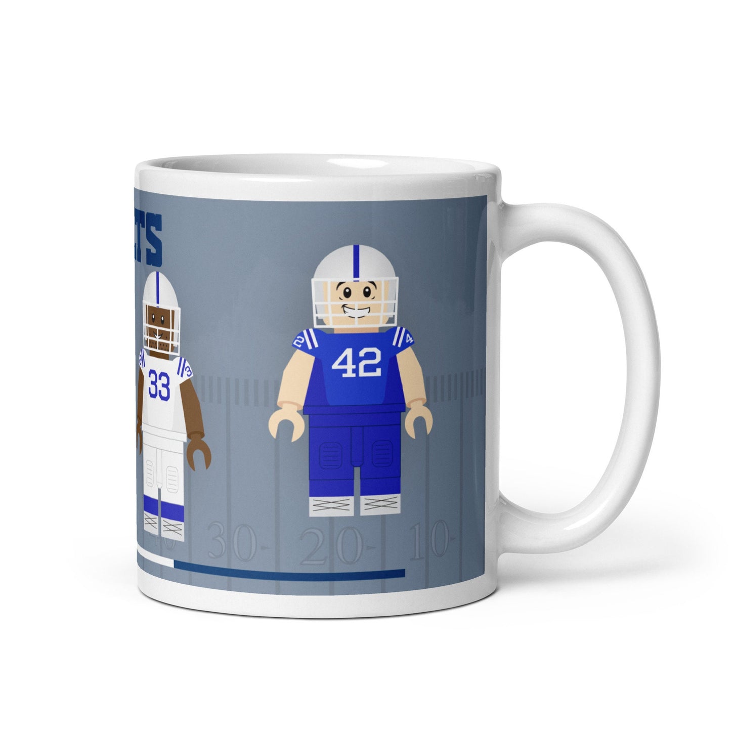 Indianapolis Colts Block Men Team Mug