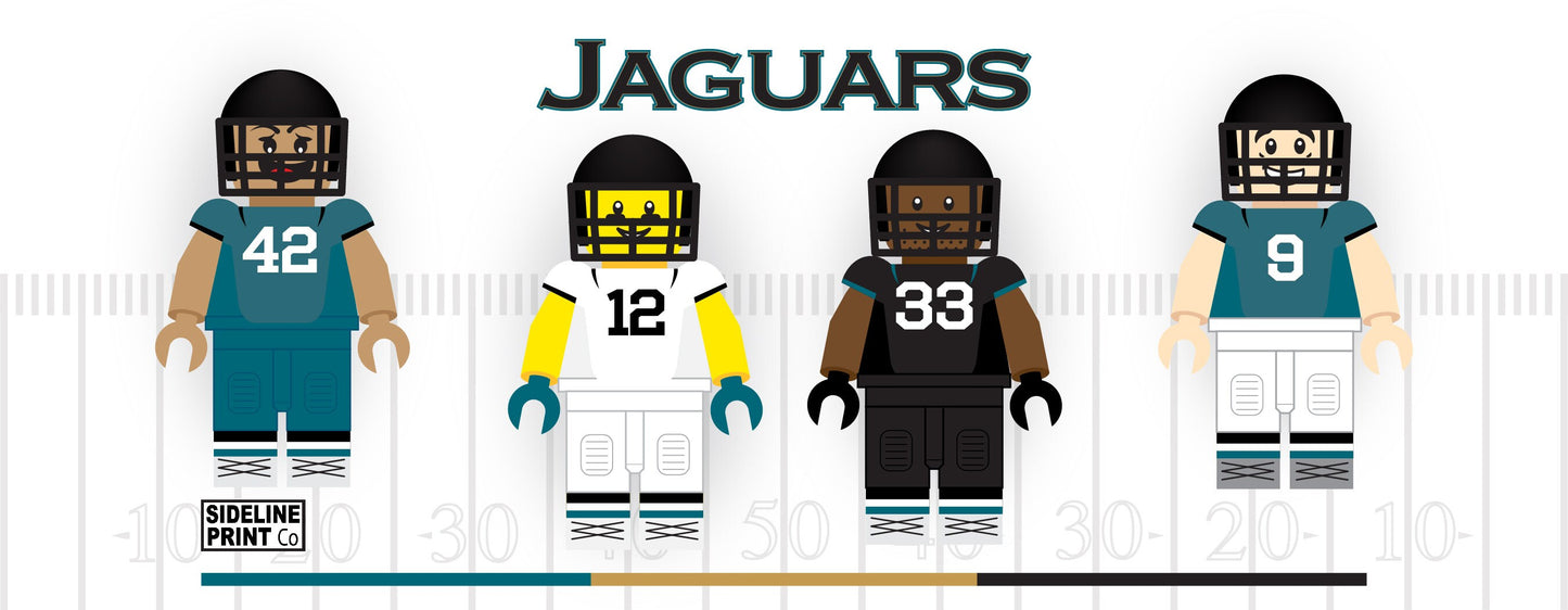 Jacksonville Jaguars Block Men Team Mug